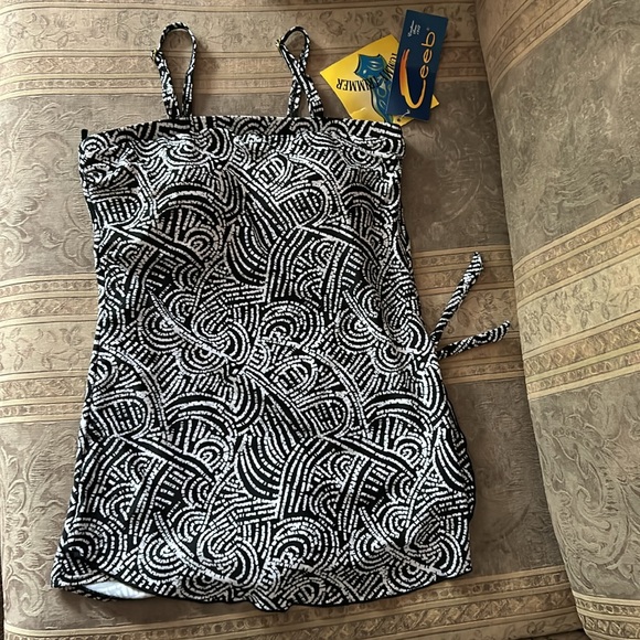 NWT CEEB Tummy Trimmer Swimsuit Size 14 - Picture 7 of 13